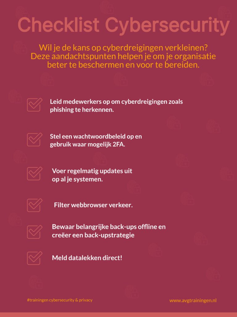 Checklist Cybersecurity